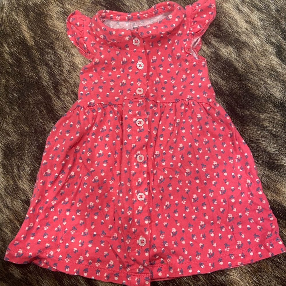 Carter’s pink button up dress